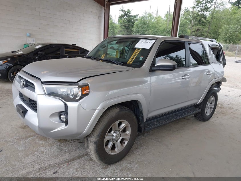 2021 Toyota 4runner VIN JTEMU5JR3M5922203 IAAI salvage auction — LEFT REAR, Bill Of Sale (Washington), sold $12,200 on 2026-07-29 (photo 2)