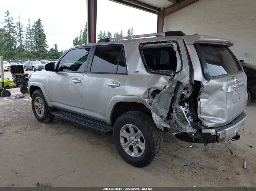 2021 Toyota 4runner VIN JTEMU5JR3M5922203 IAAI salvage auction — LEFT REAR, Bill Of Sale (Washington), sold $12,200 on 2026-07-29 (photo 3)