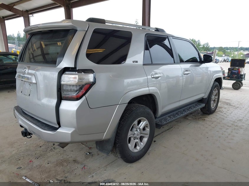 2021 Toyota 4runner VIN JTEMU5JR3M5922203 IAAI salvage auction — LEFT REAR, Bill Of Sale (Washington), sold $12,200 on 2026-07-29 (photo 4)