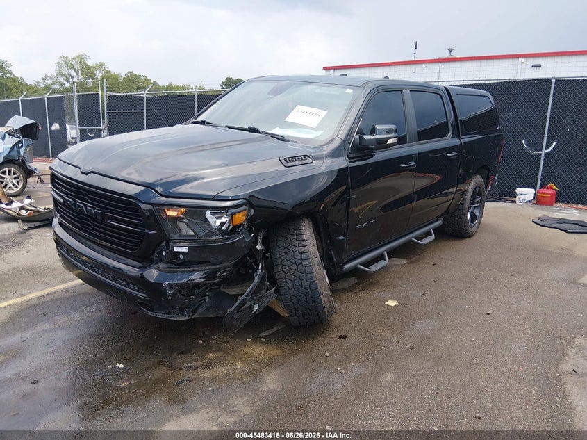 2020 Ram 1500 VIN 1C6SRFFT1LN233984 IAAI salvage auction — FRONT END, Salvage Title, sold $8,500 on 2026-08-01 (photo 2)