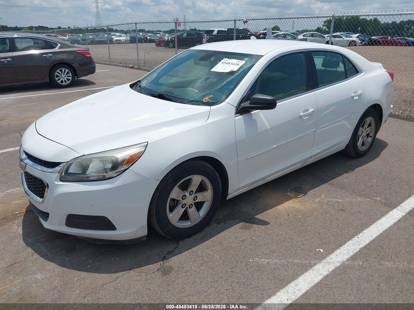 2015 Chevrolet Malibu VIN 1G11B5SL9FF210064 IAAI salvage auction — FRONT END, Salvage (Tennessee), sold $1,000 on 2026-07-09 (photo 2)