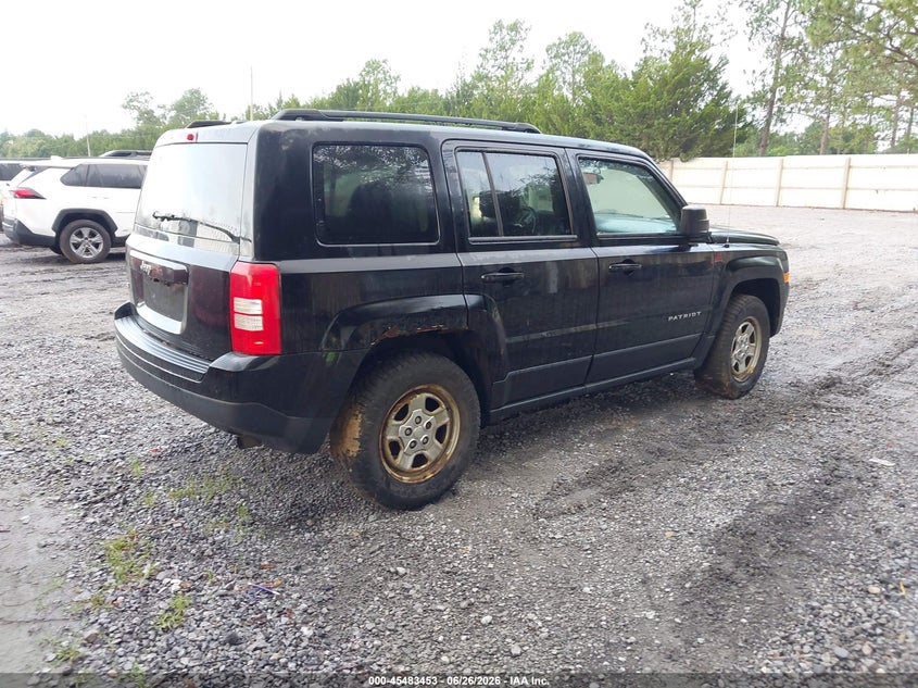 2016 Jeep Liberty (patriot) VIN 1C4NJRBB6GD566396 IAAI salvage auction — NORMAL WEAR, Clear (Florida), sold $300 on 2026-07-17 (photo 4)