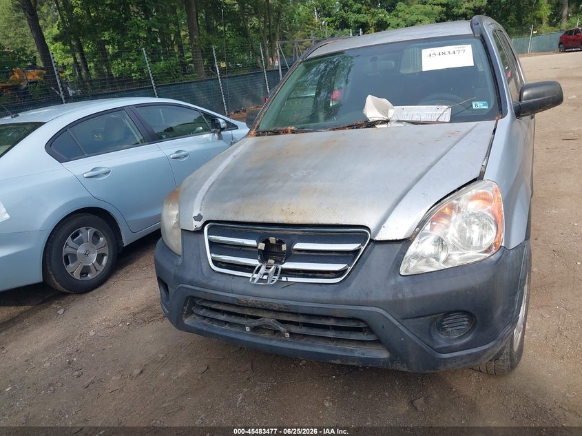 2005 Honda Cr-v VIN SHSRD68545U302052 IAAI salvage auction — NORMAL WEAR, Clear (Virginia), sold $350 on 2026-07-30 (photo 6)