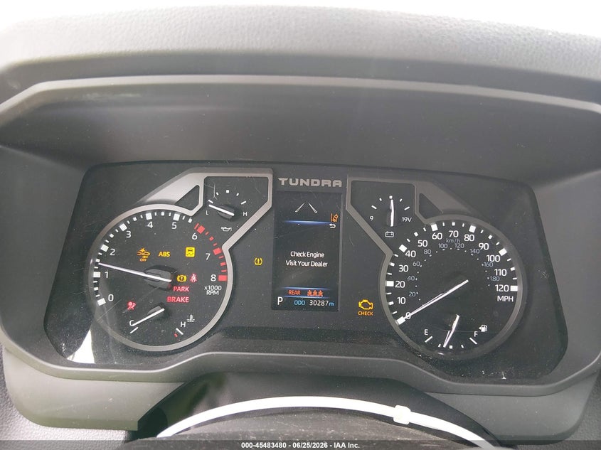 2023 Toyota Tundra VIN 5TFKB5DB4PX109459 IAAI salvage auction — FRONT & REAR, Salvage Title, sold $25 on 2026-07-30 (photo 7)