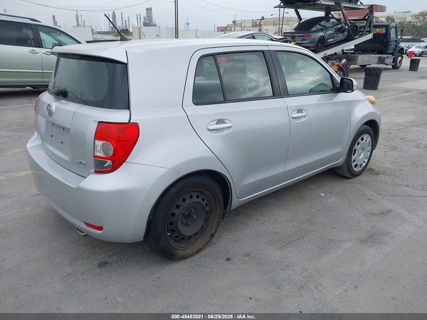 2014 Scion Xd VIN JTKKUPB46E1043337 IAAI salvage auction — LEFT REAR, Salvage (California), sold $3,300 on 2026-07-15 (photo 4)