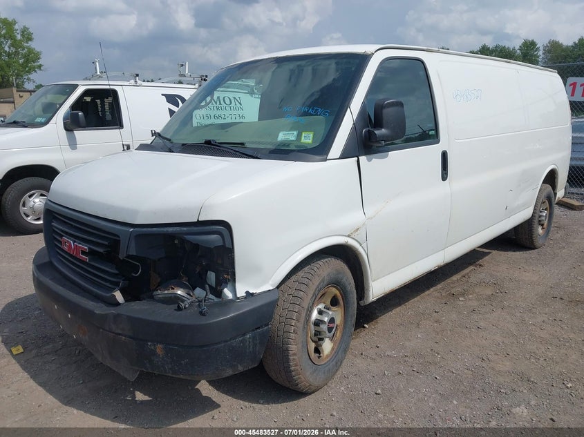2013 Gmc Savana VIN 1GTW7GCA2D1172579 IAAI salvage auction — LEFT FRONT, Mv-907A (New York), sold $375 on 2026-07-09 (photo 2)