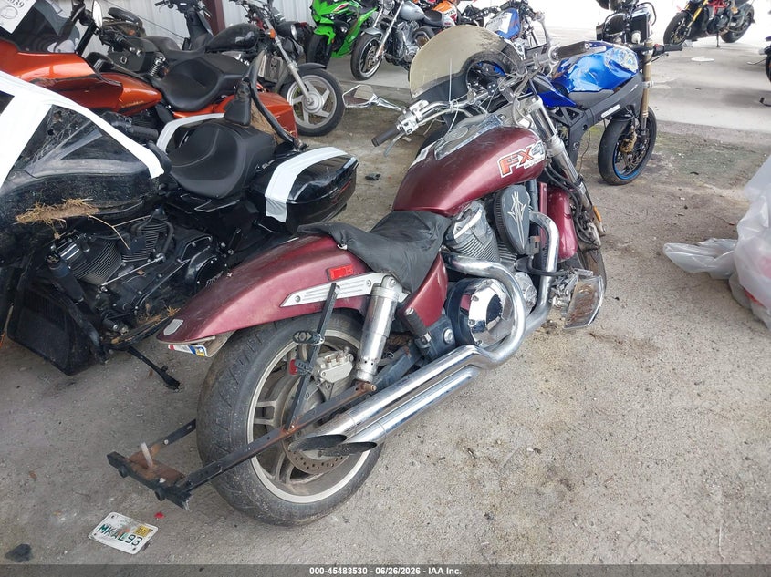 2005 Honda Vtx1800 VIN 1HFSC46GX5A302365 IAAI salvage auction — FRONT END, Rebuildable (Florida), sold $300 on 2026-07-08 (photo 4)