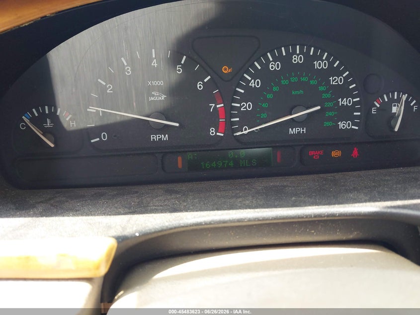 2000 Jaguar S type VIN SAJDA01D2YGL55322 IAAI salvage auction — NORMAL WEAR, Clear (Virginia), sold $300 on 2026-07-17 (photo 7)