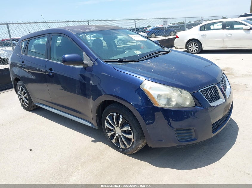 2009 Pontiac Vibe VIN 5Y2SL67809Z442199 IAAI salvage auction — NORMAL WEAR, Clear (Maryland), sold $375 on 2026-07-09 (photo 1)