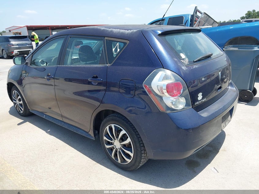 2009 Pontiac Vibe VIN 5Y2SL67809Z442199 IAAI salvage auction — NORMAL WEAR, Clear (Maryland), sold $375 on 2026-07-09 (photo 3)