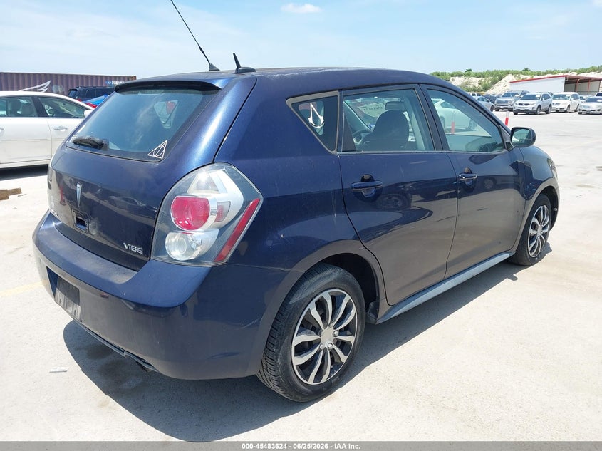 2009 Pontiac Vibe VIN 5Y2SL67809Z442199 IAAI salvage auction — NORMAL WEAR, Clear (Maryland), sold $375 on 2026-07-09 (photo 4)