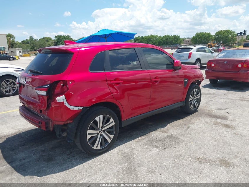 2022 Mitsubishi Outlander VIN JA4APUAU0NU012992 IAAI salvage auction — FRONT & REAR, Salvage Title, sold $3,350 on 2026-07-23 (photo 4)