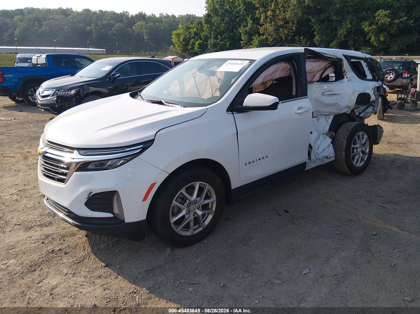 2024 Chevrolet Equinox VIN 3GNAXKEG9RS137288 IAAI salvage auction — REAR END, Salvage (Tennessee), sold $2,850 on 2026-07-26 (photo 2)