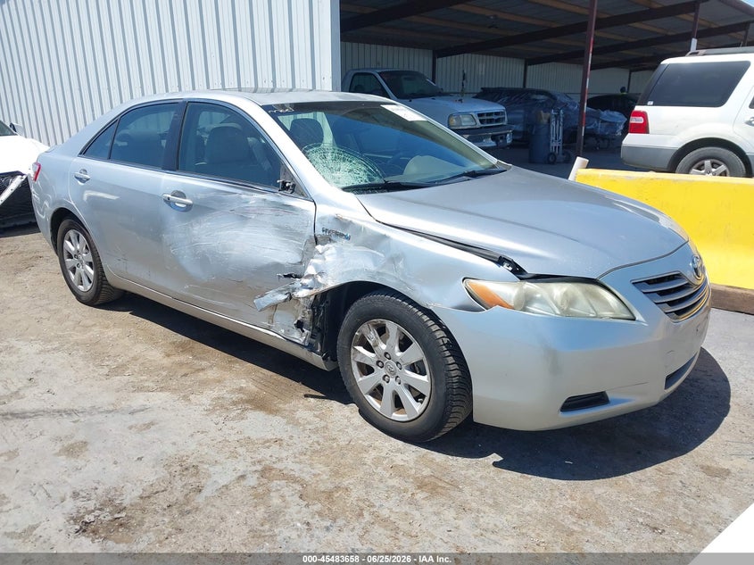 2007 Toyota Camry hybrid VIN JTNBB46K373041455 IAAI salvage auction — RIGHT FRONT, Salvage (California), sold $1,950 on 2026-07-23 (photo 1)