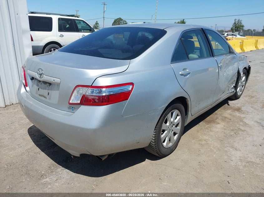 2007 Toyota Camry hybrid VIN JTNBB46K373041455 IAAI salvage auction — RIGHT FRONT, Salvage (California), sold $1,950 on 2026-07-23 (photo 4)