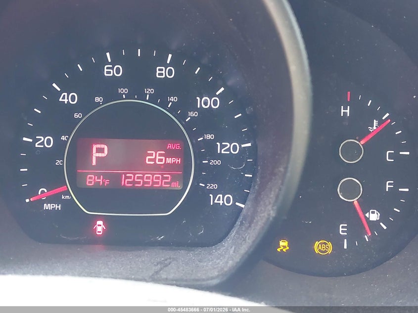 2016 Kia Soul VIN KNDJN2A22G7259138 IAAI salvage auction — NORMAL WEAR, Original (Maine), sold $675 on 2026-07-17 (photo 7)