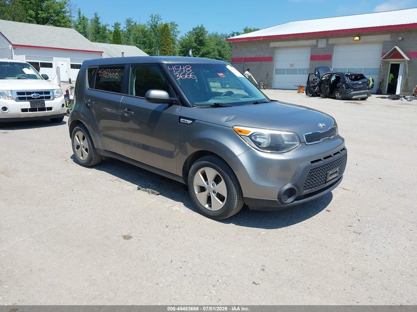 2016 Kia Soul VIN KNDJN2A22G7259138 IAAI salvage auction — NORMAL WEAR, Original (Maine), sold $675 on 2026-07-17 (photo 1)