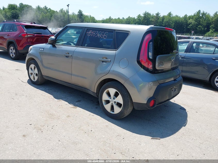 2016 Kia Soul VIN KNDJN2A22G7259138 IAAI salvage auction — NORMAL WEAR, Original (Maine), sold $675 on 2026-07-17 (photo 3)