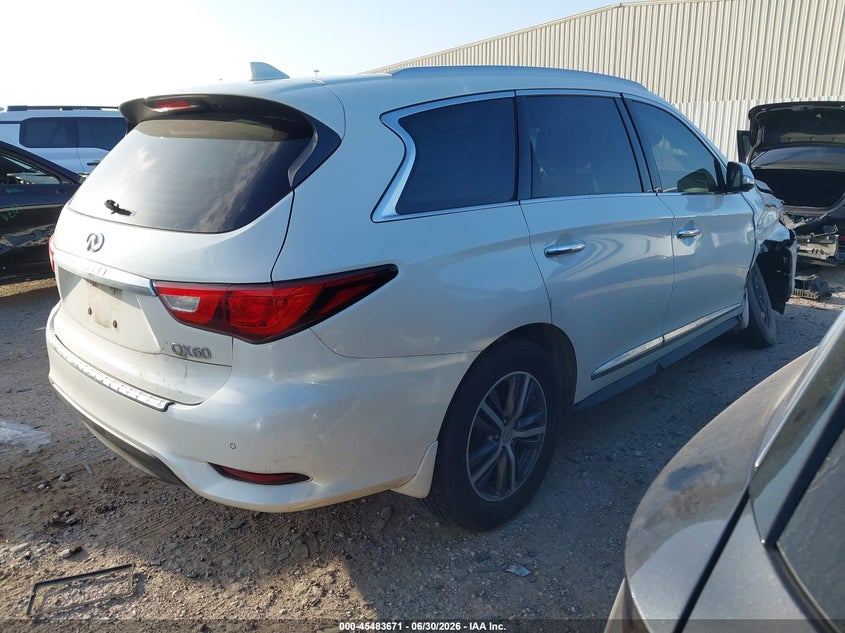 2017 Infiniti Qx60 VIN 5N1DL0MN3HC519340 IAAI salvage auction — RIGHT FRONT, Salvage Title, sold $2,575 on 2026-09-10 (photo 4)