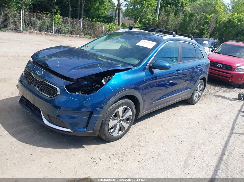2019 Kia Niro VIN KNDCB3LC8K5351128 IAAI salvage auction — FRONT END, Salvage (Rhode Island), sold $3,550 on 2026-07-28 (photo 2)