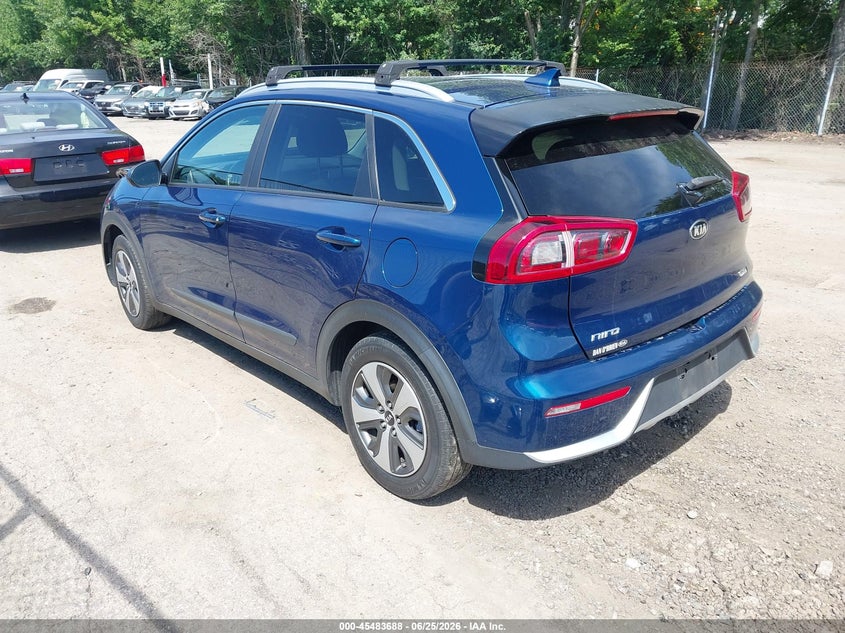 2019 Kia Niro VIN KNDCB3LC8K5351128 IAAI salvage auction — FRONT END, Salvage (Rhode Island), sold $3,550 on 2026-07-28 (photo 3)