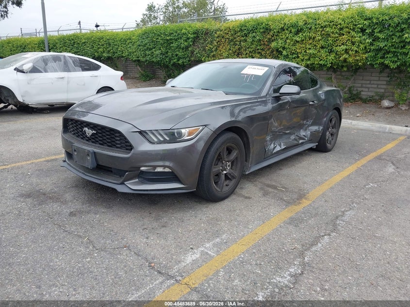 2017 Ford Mustang VIN 1FA6P8AM4H5213978 IAAI salvage auction — LEFT SIDE, Salvage (California), sold $4,350 on 2026-07-21 (photo 2)
