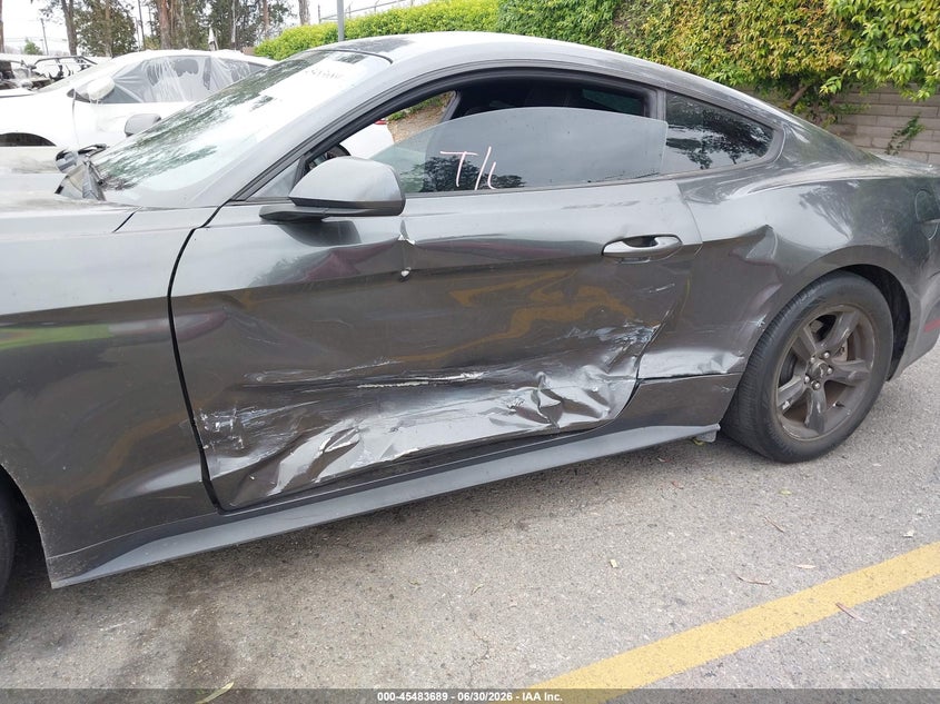 2017 Ford Mustang VIN 1FA6P8AM4H5213978 IAAI salvage auction — LEFT SIDE, Salvage (California), sold $4,350 on 2026-07-21 (photo 6)