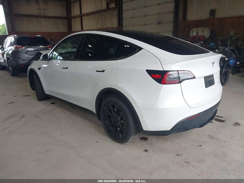 2023 Tesla Model y VIN 7SAYGDEE2PF792211 IAAI salvage auction — FRONT END, Salvage Title, sold $9,750 on 2026-08-27 (photo 3)