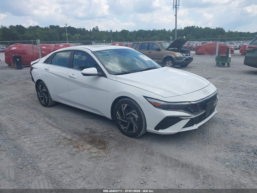2025 Hyundai Elantra VIN KMHLS4DG7SU983692 IAAI salvage auction — REAR END, Enterprise Vehicles Clear Only (Massachusetts), sold $15,000 on 2026-07-08 (photo 1)