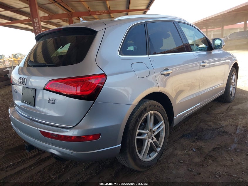 2015 Audi Q5 VIN WA1LFAFP9FA076772 IAAI salvage auction — FRONT END, Salvage (Arizona), sold $1,150 on 2026-07-28 (photo 4)