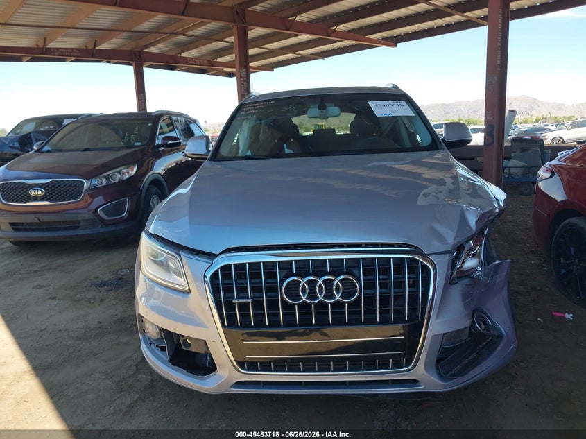 2015 Audi Q5 VIN WA1LFAFP9FA076772 IAAI salvage auction — FRONT END, Salvage (Arizona), sold $1,150 on 2026-07-28 (photo 6)