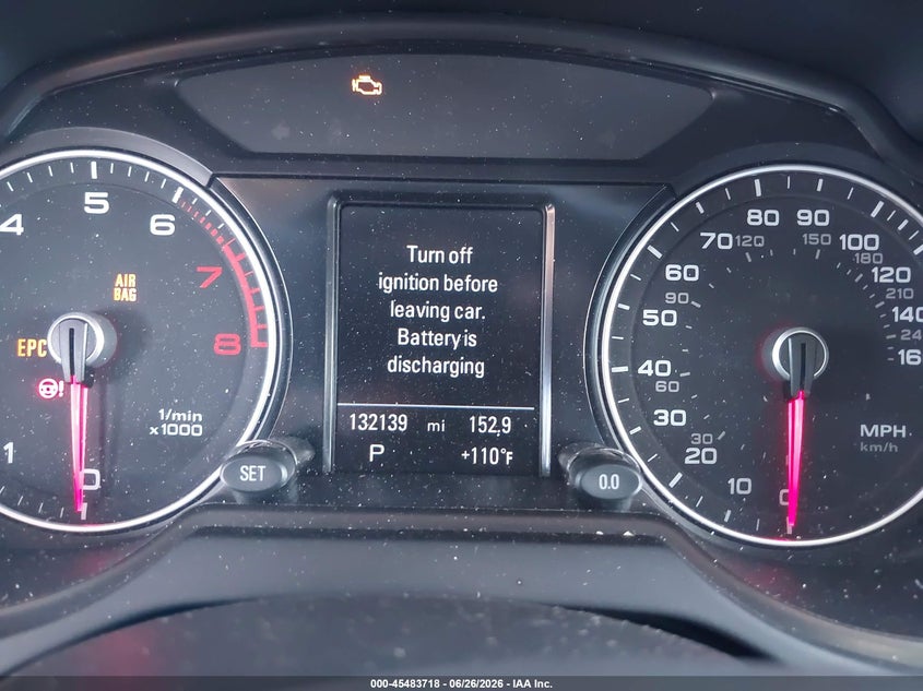 2015 Audi Q5 VIN WA1LFAFP9FA076772 IAAI salvage auction — FRONT END, Salvage (Arizona), sold $1,150 on 2026-07-28 (photo 7)