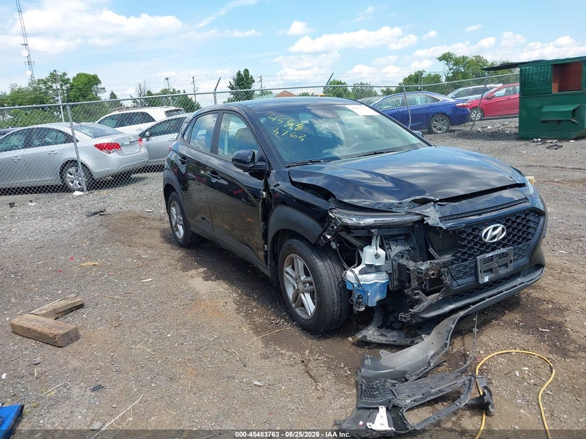2020 Hyundai Kona VIN KM8K1CAA2LU450417 IAAI salvage auction — FRONT END, Salvage (Virginia), sold $2,700 on 2026-07-28 (photo 1)