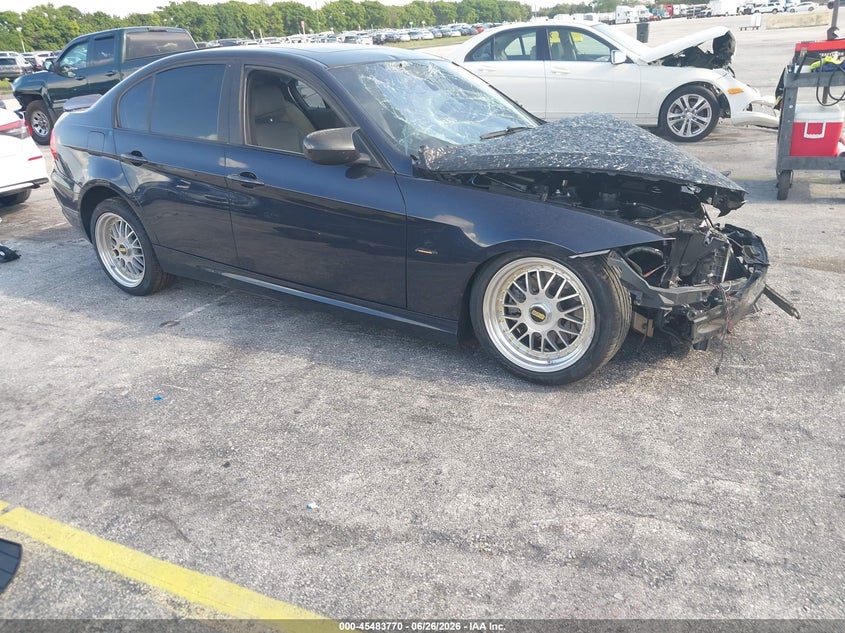 2010 BMW 3 series VIN WBAPH7G52ANM51417 IAAI salvage auction — FRONT END, Certificate Of Destruction (Florida), sold $375 on 2026-07-16 (photo 1)