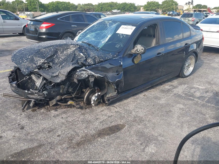 2010 BMW 3 series VIN WBAPH7G52ANM51417 IAAI salvage auction — FRONT END, Certificate Of Destruction (Florida), sold $375 on 2026-07-16 (photo 2)