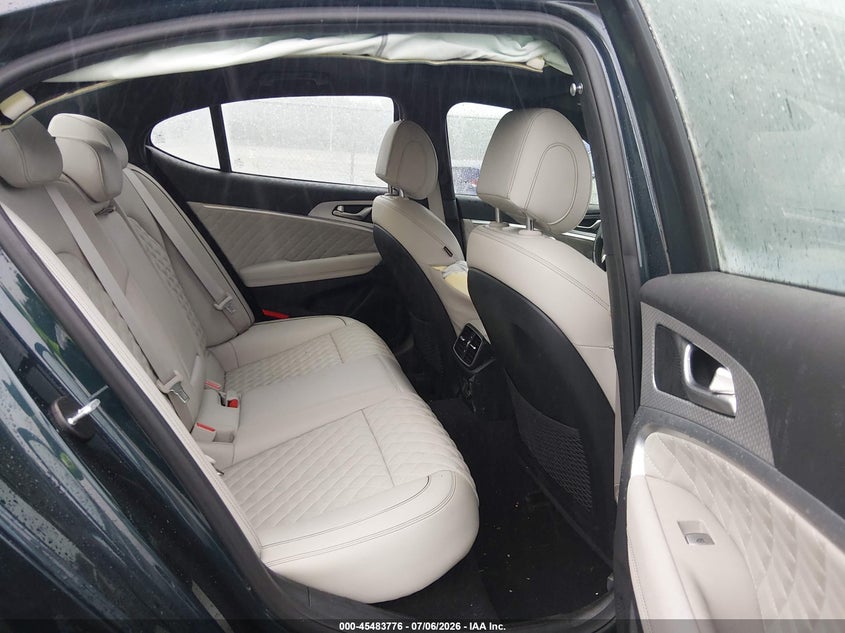 2023 Genesis G70 VIN KMTG54TE8PU109163 IAAI salvage auction — RIGHT SIDE, Wait Title, sold $8,700 on 2026-08-31 (photo 8)