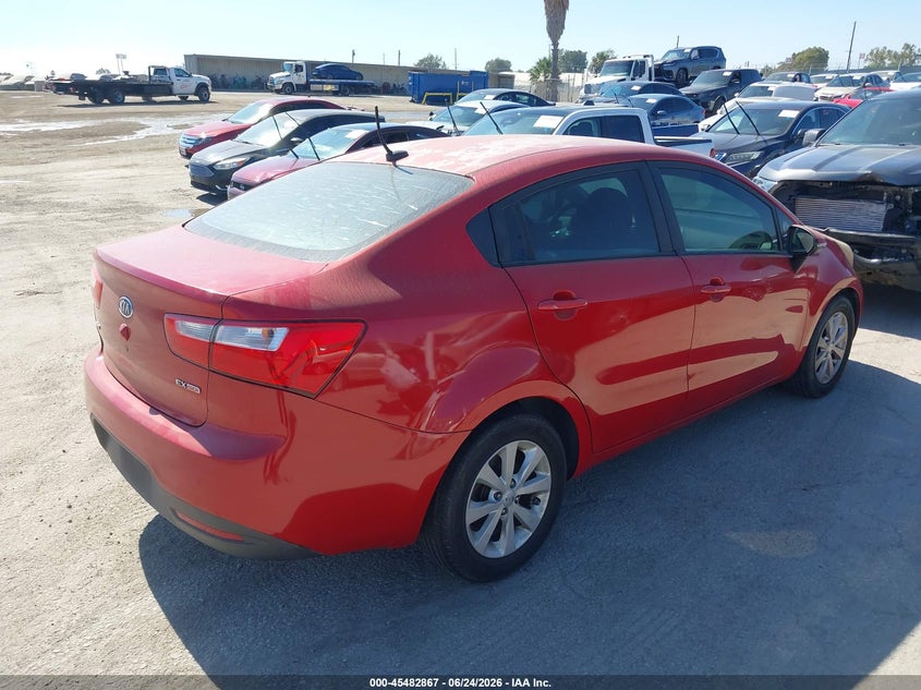 2013 Kia Rio VIN KNADN4A3XD6099672 IAAI salvage auction — UNKNOWN, Clear - Dealer Only (California), sold $675 on 2026-07-22 (photo 4)
