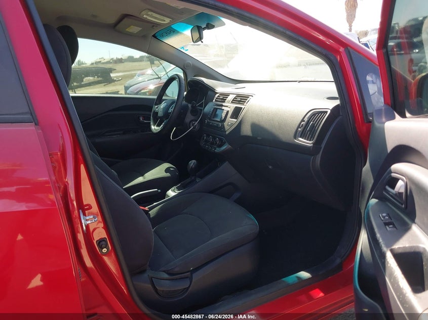 2013 Kia Rio VIN KNADN4A3XD6099672 IAAI salvage auction — UNKNOWN, Clear - Dealer Only (California), sold $675 on 2026-07-22 (photo 5)