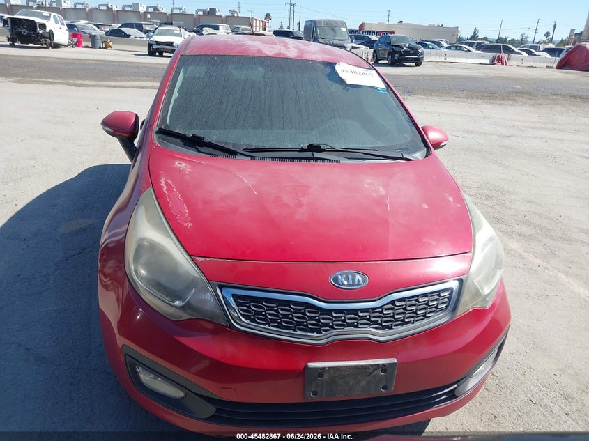 2013 Kia Rio VIN KNADN4A3XD6099672 IAAI salvage auction — UNKNOWN, Clear - Dealer Only (California), sold $675 on 2026-07-22 (photo 6)