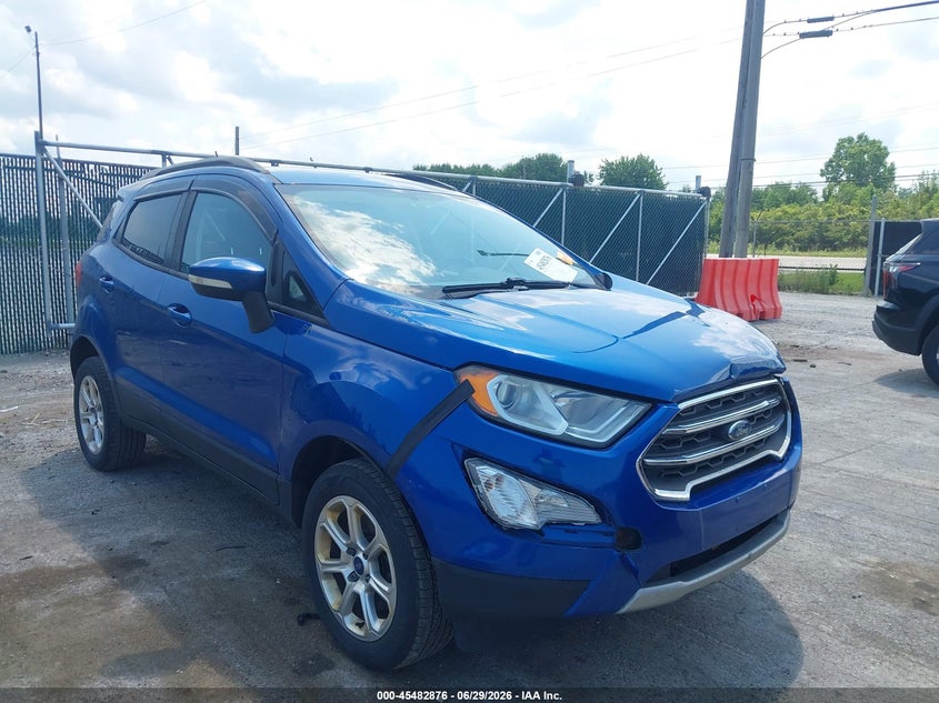 2018 Ford Ecosport VIN MAJ6P1UL6JC198010 IAAI salvage auction — FRONT END, Salvage (Ohio), sold $1,725 on 2026-07-14 (photo 1)