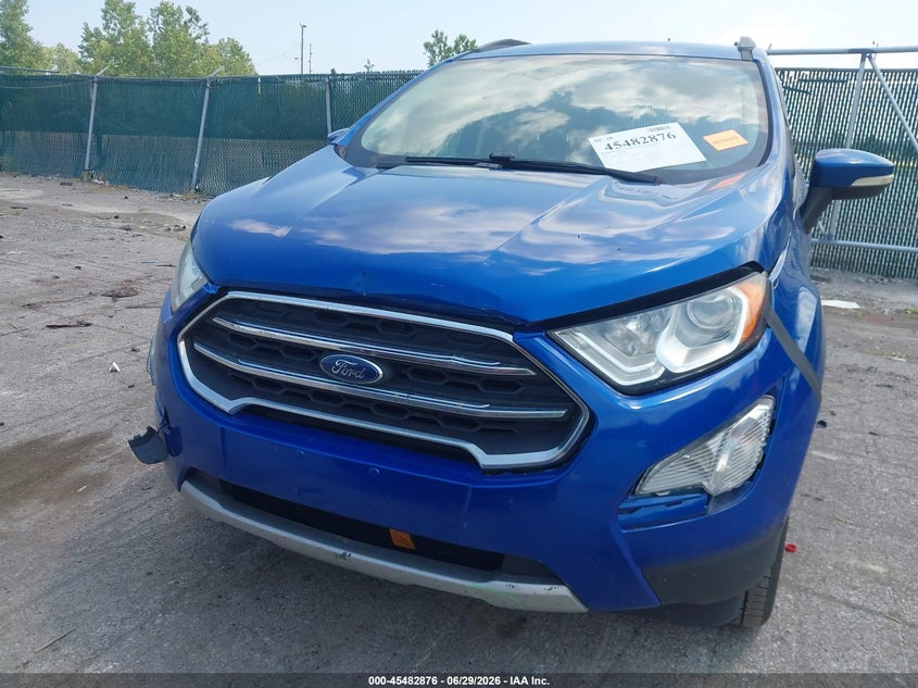 2018 Ford Ecosport VIN MAJ6P1UL6JC198010 IAAI salvage auction — FRONT END, Salvage (Ohio), sold $1,725 on 2026-07-14 (photo 6)