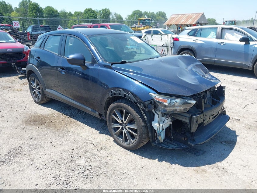 2018 Mazda Cx-3 VIN JM1DKFC70J0314580 IAAI salvage auction — FRONT END, Mv-907A (New York), sold $2,925 on 2026-07-30 (photo 1)