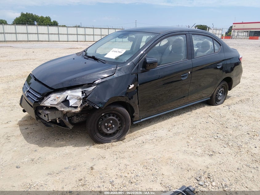 2021 Mitsubishi Mirage VIN ML32FUFJ9MHF02176 IAAI salvage auction — FRONT END, Salvage (Georgia), sold $1,950 on 2026-07-30 (photo 2)