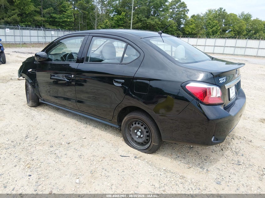 2021 Mitsubishi Mirage VIN ML32FUFJ9MHF02176 IAAI salvage auction — FRONT END, Salvage (Georgia), sold $1,950 on 2026-07-30 (photo 3)