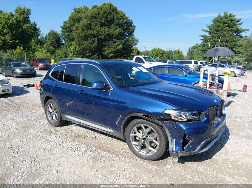 2022 BMW X3 VIN 5UX43DP0XN9N06037 — IAAI salvage auction photo