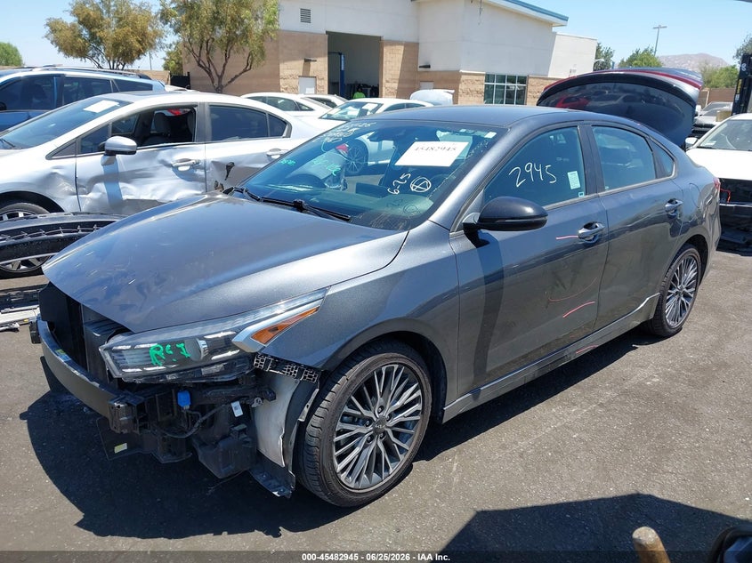 2023 Kia Forte VIN 3KPF54AD8PE529167 IAAI salvage auction — RIGHT SIDE, Salvage Title, sold $4,350 on 2026-07-31 (photo 2)
