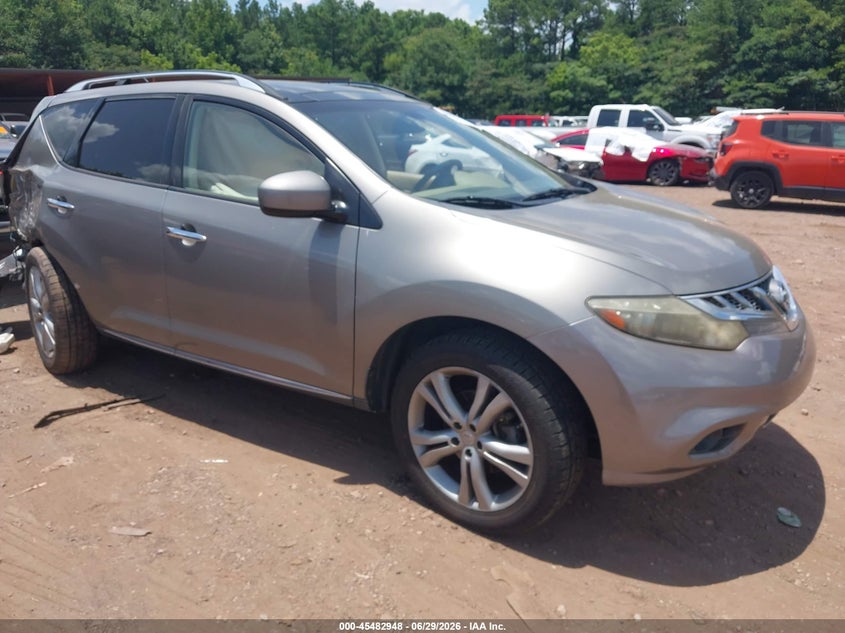 2012 Nissan Murano VIN JN8AZ1MU2CW107389 IAAI salvage auction — REAR END, Salvage (Alabama), sold $225 on 2026-07-15 (photo 1)