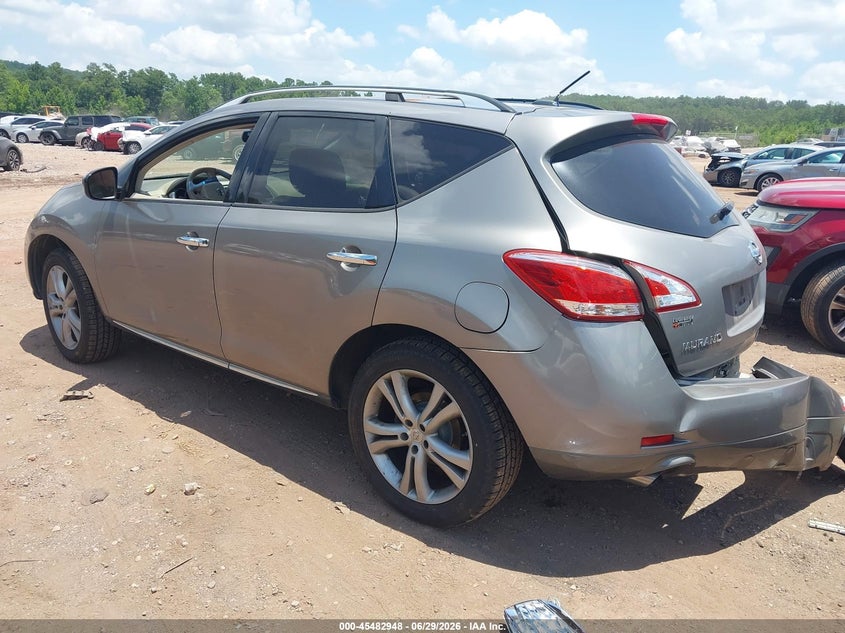 2012 Nissan Murano VIN JN8AZ1MU2CW107389 IAAI salvage auction — REAR END, Salvage (Alabama), sold $225 on 2026-07-15 (photo 3)