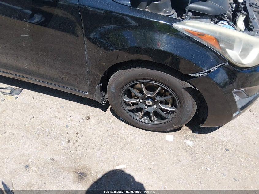 2016 Hyundai Elantra VIN KMHDH4AE7GU512395 IAAI salvage auction — RIGHT FRONT, Salvage (Arizona), sold $1,950 on 2026-07-09 (photo 6)