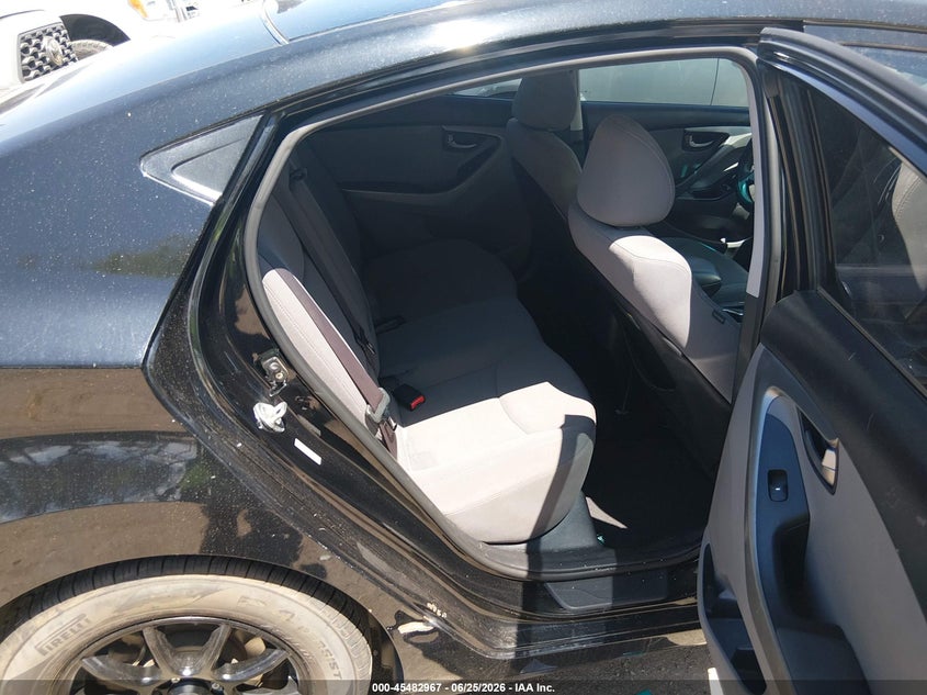 2016 Hyundai Elantra VIN KMHDH4AE7GU512395 IAAI salvage auction — RIGHT FRONT, Salvage (Arizona), sold $1,950 on 2026-07-09 (photo 8)